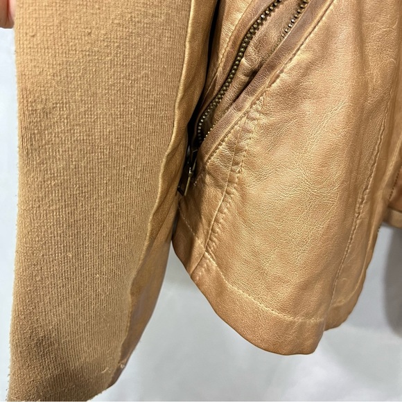 Bagatelle jacket , distressed , moto , faux leather jacket - Picture 4 of 15